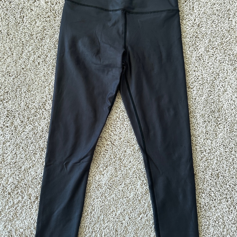 ZYIA Faux Leather High-Rise Leggings